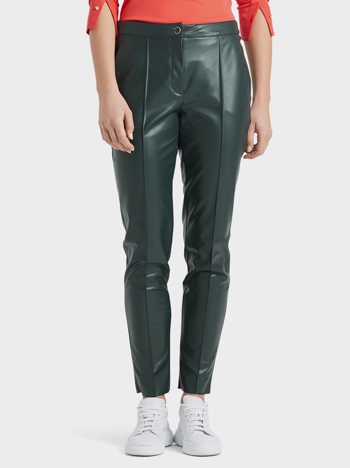 Schmale Hose aus Fun-Nappaleder