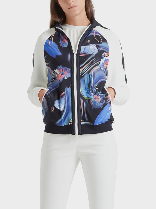 Jacke aus Materialmix