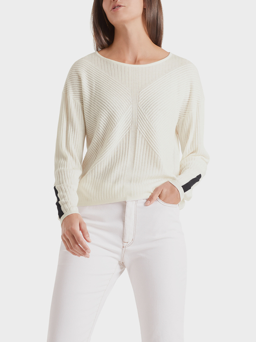 Pullover mit Strukturmuster