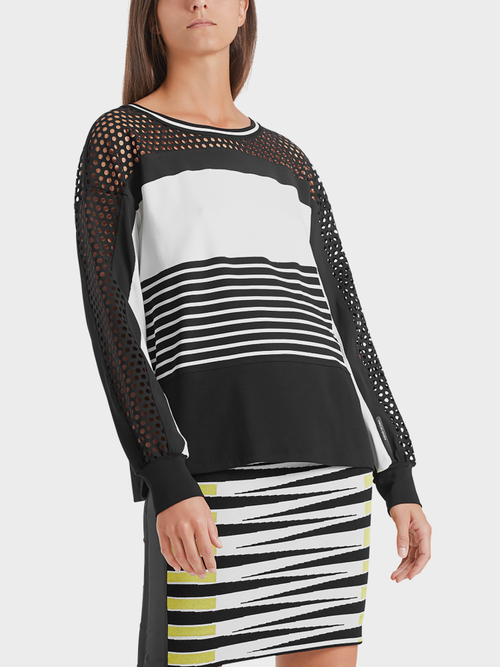 Shirt mit Netzdetails