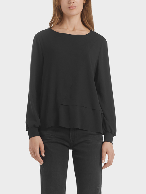 Blusenshirt mit Volantdetails