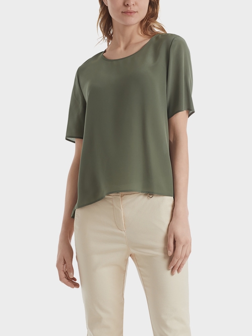 Luxuriöse Seidenbluse