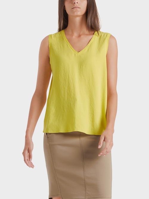 Top aus Materialmix
