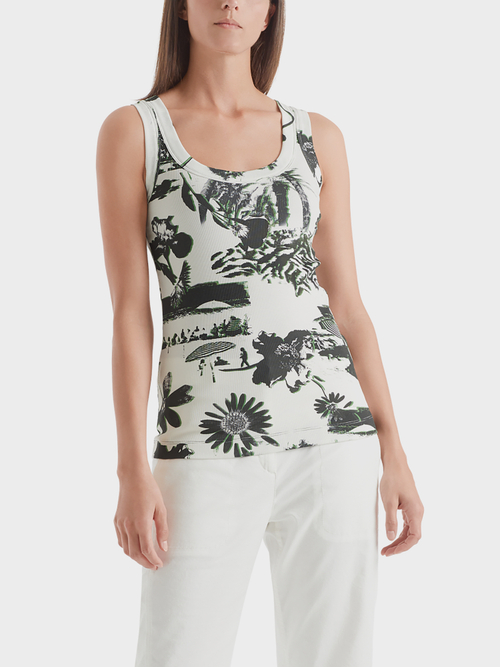 Top mit "Bahamas"-Print