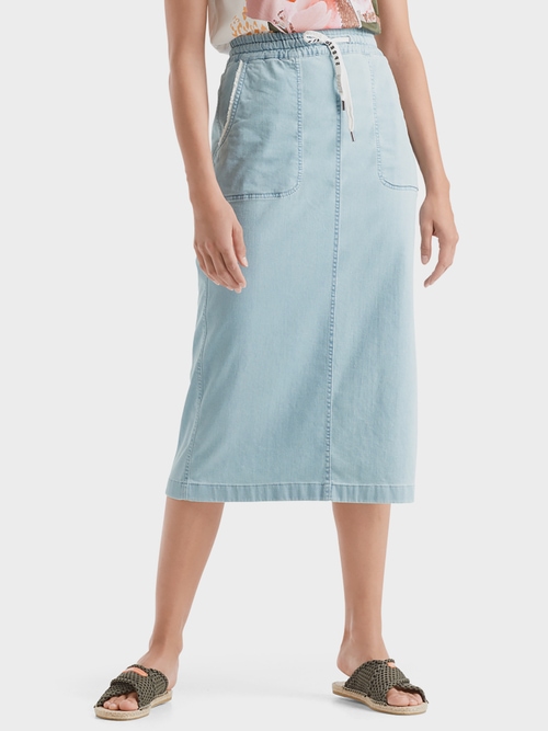 Jeansrock mit Seitenschlitz