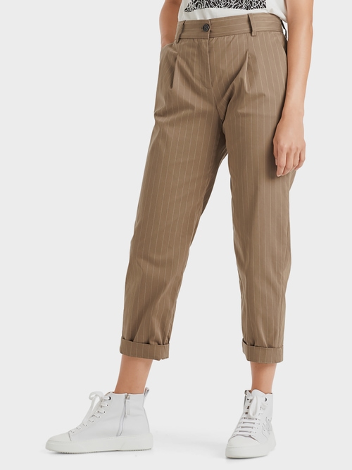 Pinstriped pants