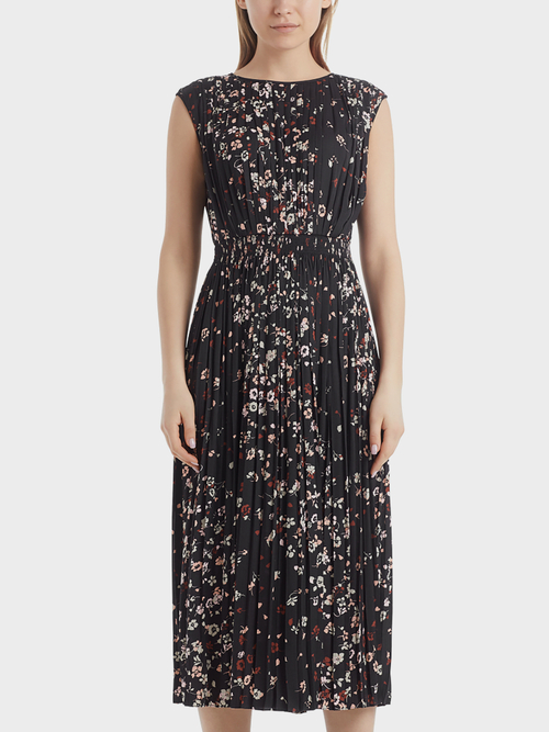 Floral pleated dress