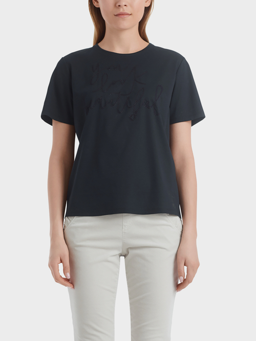 Top with embroidery