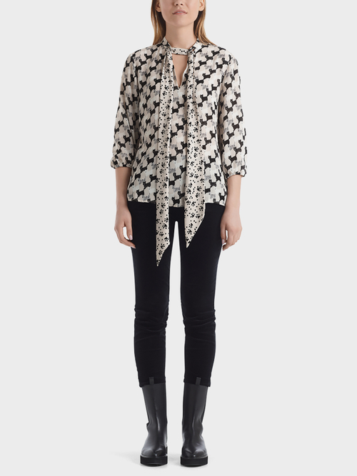Blusenshirt mit Animal-Print