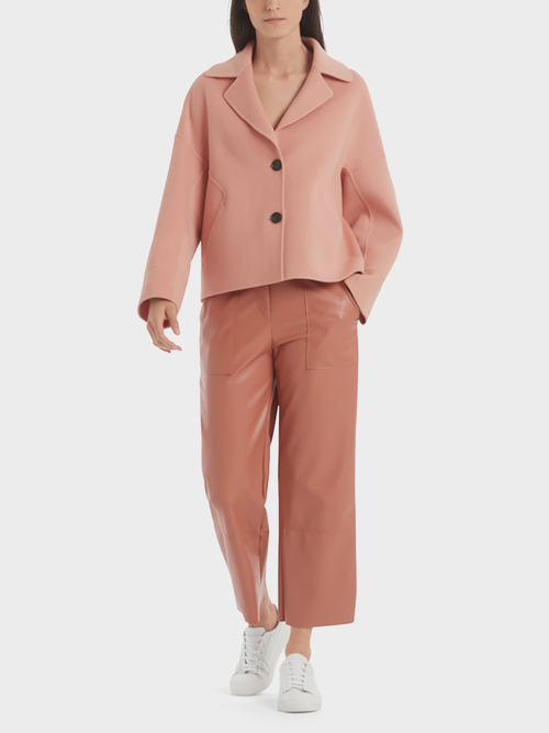 Doubleface-Outdoor-Jacke aus Wolle