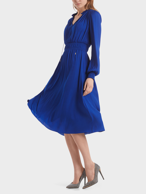 Maxi dress with smocked details