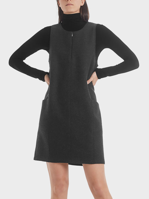 Flanellen jurk 'Knitted in Germany'