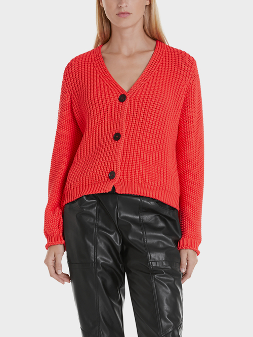 Chunky knit jacket “Knitted in Germany”
