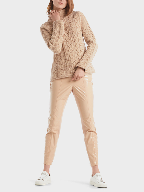 Cable-knit sweater 100% Made in Germany