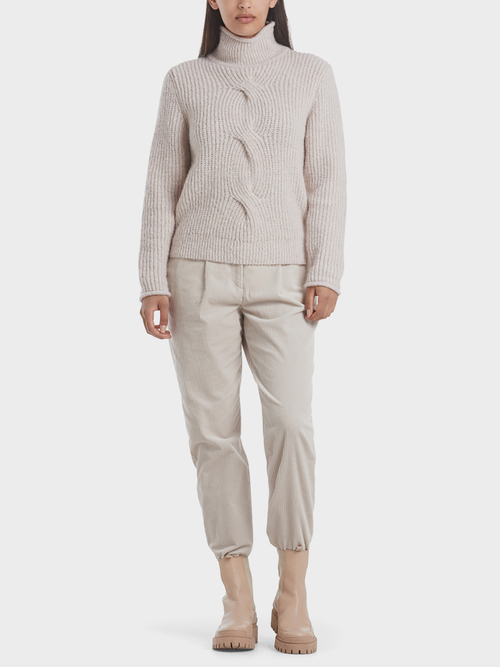 Zopfstrickpullover Knitted in Germany