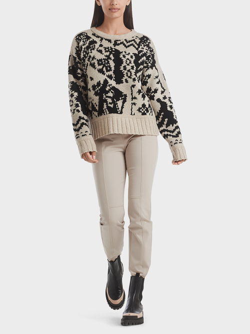 Jacquardpullover mit Norwegermuster