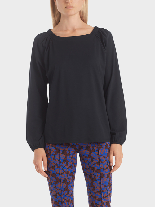 Jerseyshirt mit Carmen-Ausschnitt