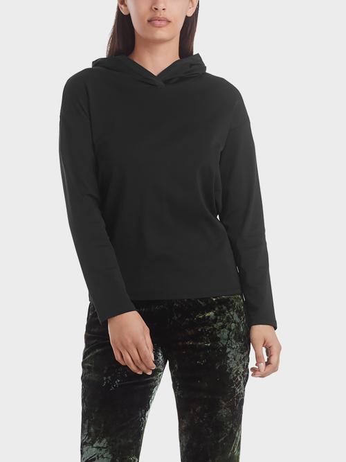 Hoodie van katoenen jersey