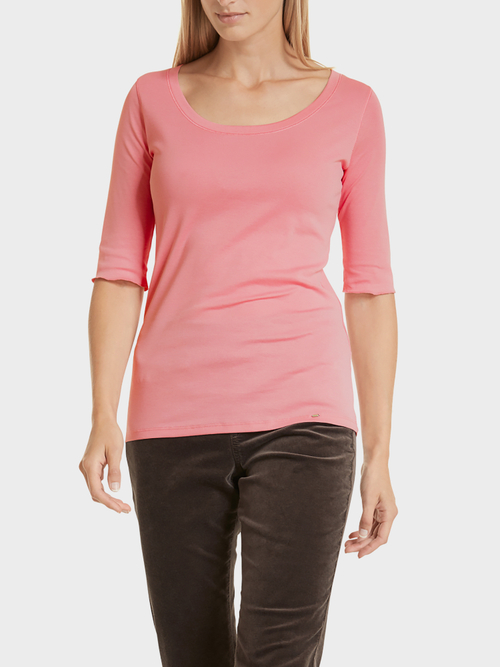 Basic shirt van katoenen jersey