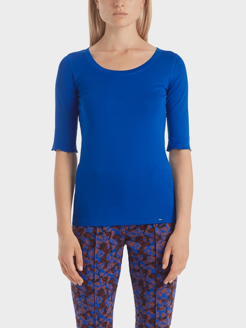 Basic top in cotton jersey