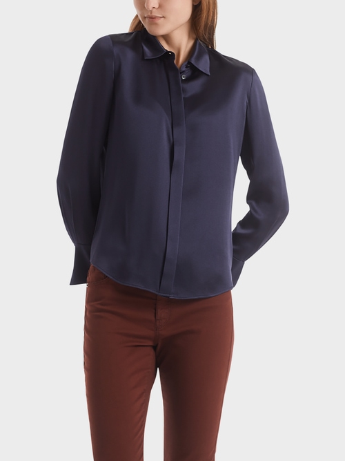 Prachtige blouse van zijden satijn
