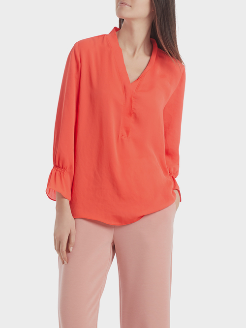 Blusenshirt mit Volantdetails