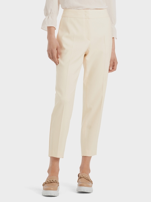 Taps toelopende, geweven pantalon