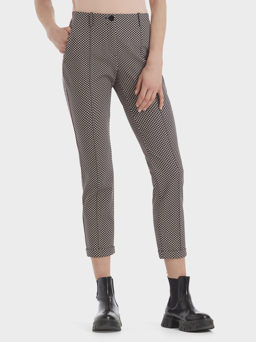 Grafische jersey pantalon