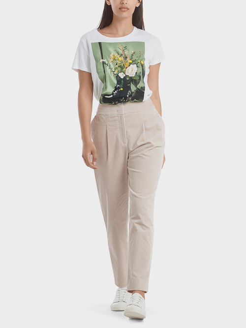 Pantalon en velours côtelé de coton