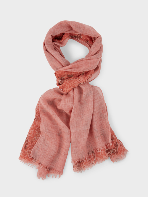 Large foulard en laine et soie