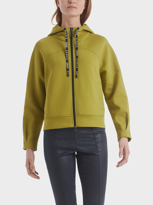 Kapuzenjacke aus Baumwollstretch