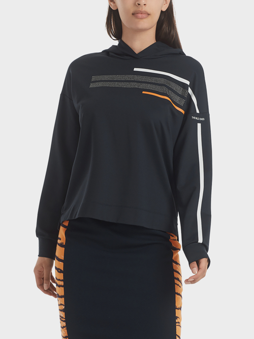 Sweatshirt mit Strasssteinchen