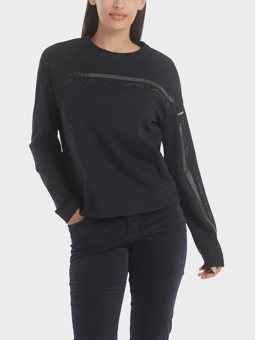 Shirt mit Strasssteinchen