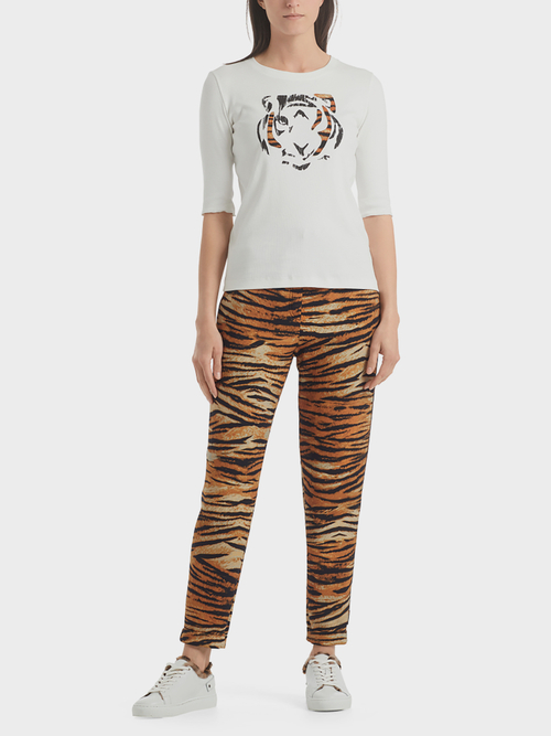 Tee-shirt avec tête de tigre