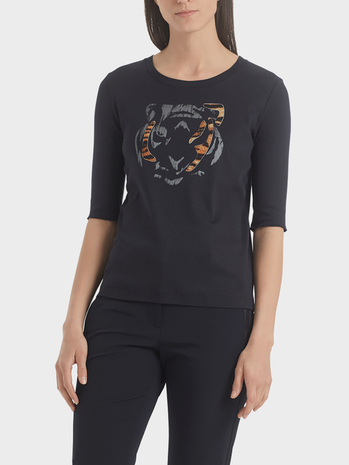Tee-shirt avec tête de tigre