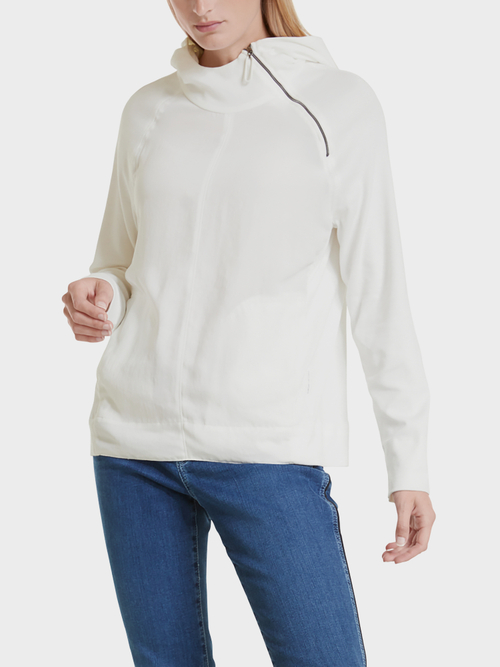 Blouseshirt met capuchon