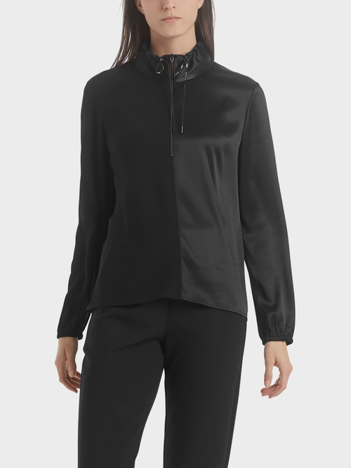 Blusenshirt mit asymmetrischem Look
