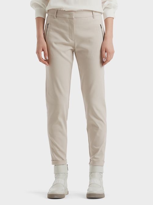Stretch cotton pants