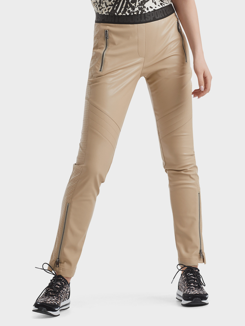 Pantalon en similicuir nappa