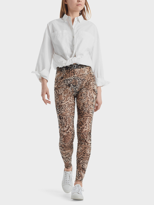 Leggings mit Leomuster