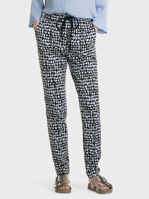 High-Waist-Hose aus Jersey