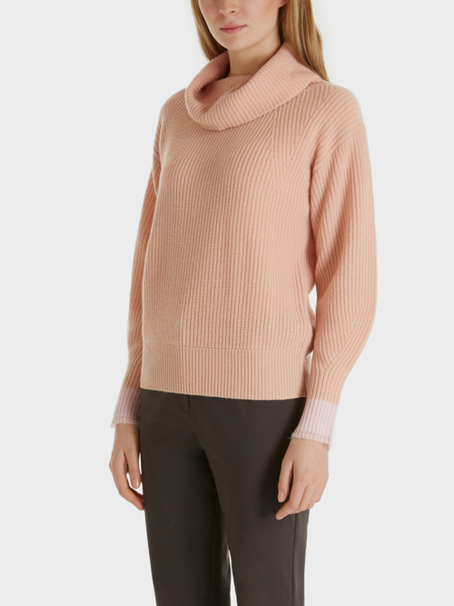 Rollkragenpullover mit Kaschmir