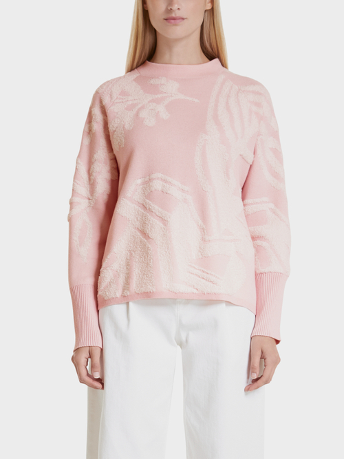 Patterned jacquard sweater