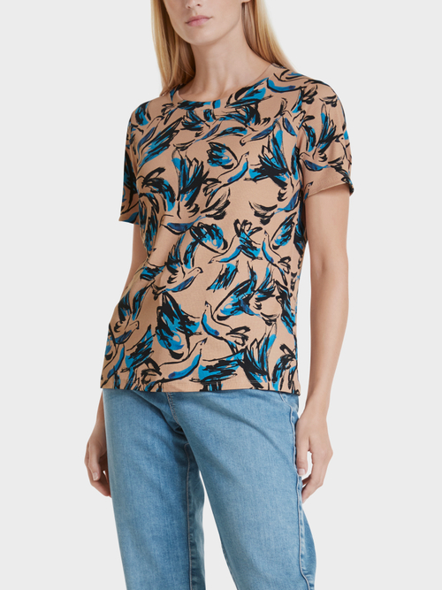 Jerseyshirt mit Bird Print