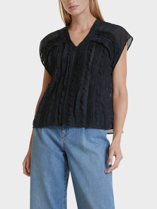 Romantisches Spitzentop