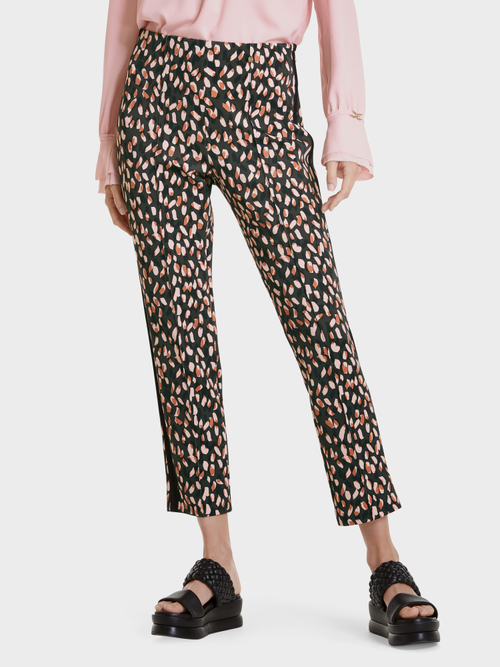 Print-Hose aus Scuba-Jersey