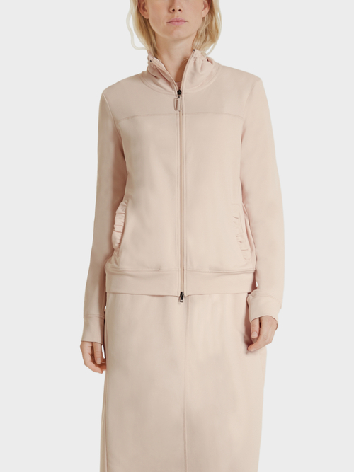 Jacke mit Rüschenverzierung