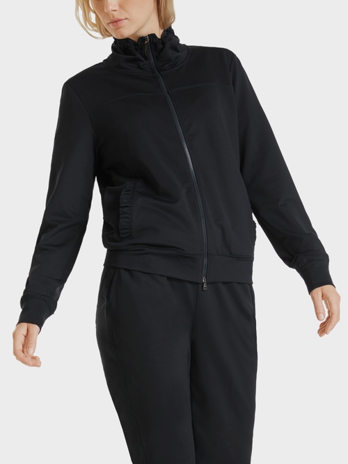 Jacke mit Rüschenverzierung