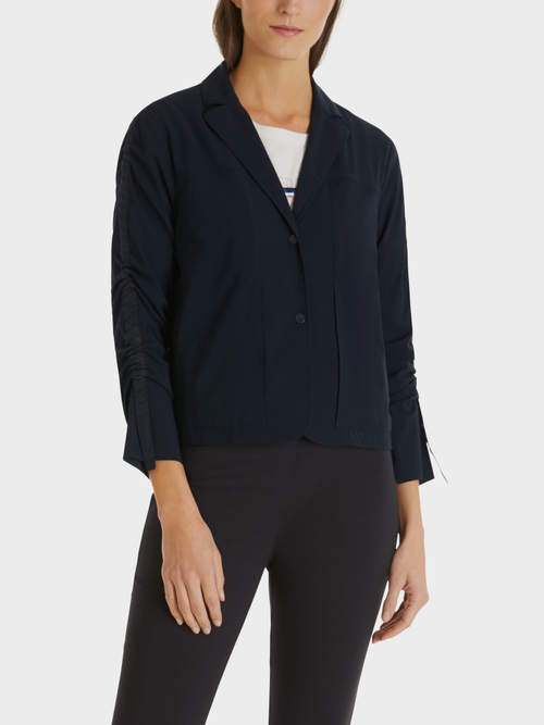 Blazer mit Raffdetails