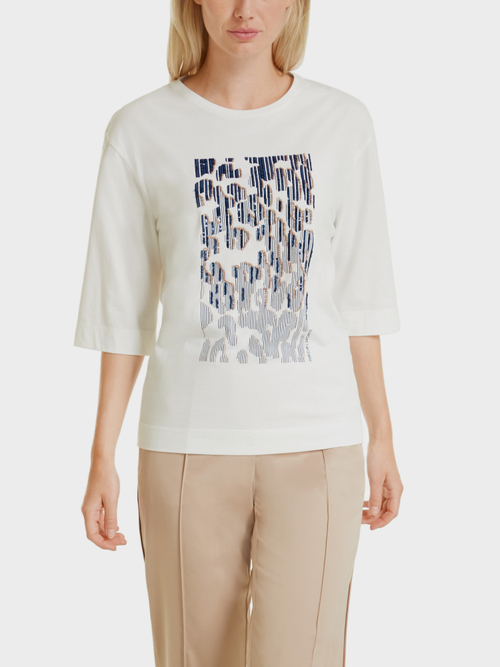 Top with sequin embroidery